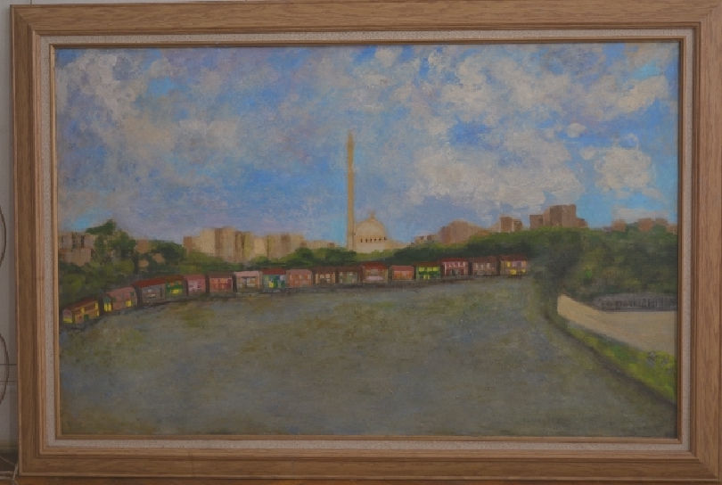 15th of May Bridge oil painting