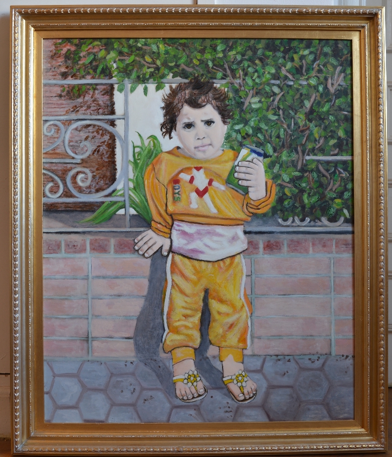 A Poor Girl oil painting